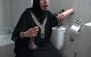 Souzan Halabi: My Hot Wife Masturbates in Front of a Public Toilet