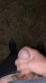 Jerk off Outdoors