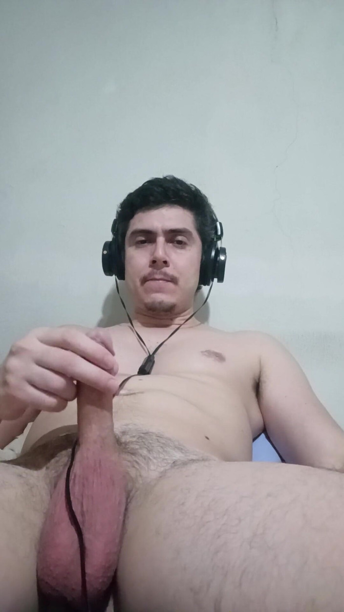 Tabasco Jake: Handsome Stud Jerking Big White Cock