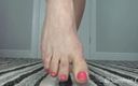 Sammie Cee: Close-up de nylon e pés secos
