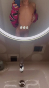 Femboy in Coffee Shop Public Bathroom