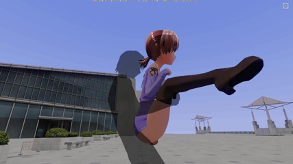 H3DC: 3D HENTAI Anal sex with a mistress on the roof...