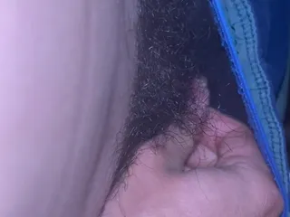 Teen Jerks Tiny Dick in Tent While Camping and Cum Over Hand