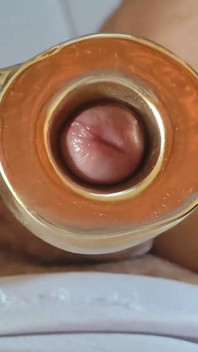 Boy Close up Tight Uncircumcised Glans Excited