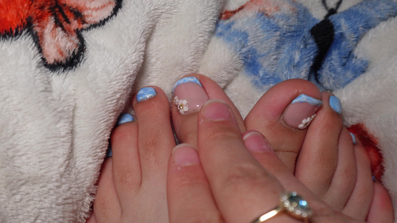 AmayaMori: Dívka dělá foot fetiš