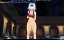 H3DC: 3D Hentai-atleet masturbeert en komt klaar