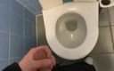 Adrenalin Fun: First Cum in the Public Toilet