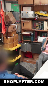 Petite teen pounded for not paying the items