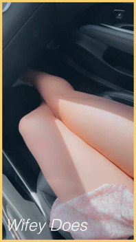 Compilation - Wifey Flashing Her Tits in the Car