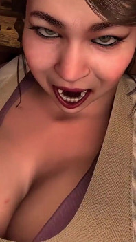 Caliente asiática milf mucama abre las piernas y las levanta para tener sexo anal