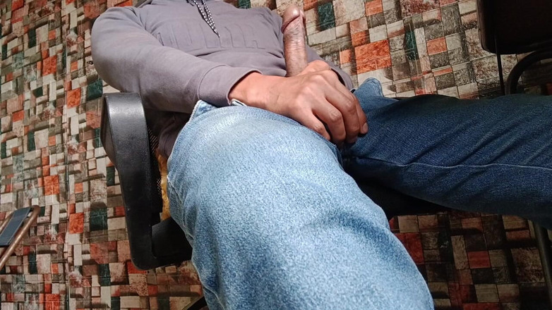 Hornyboy2058: Spermasamling, onani med en monster kuk