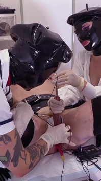French - British Domme Alliance: CBT, Sounding & Electro Torment