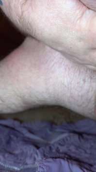 Midget Plays with Tight Foreskin and Cum Quickly