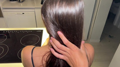 Sugary Kitty: Nevlastní bratr drsně používá nevlastní sestru ústa, když vaří v malých...