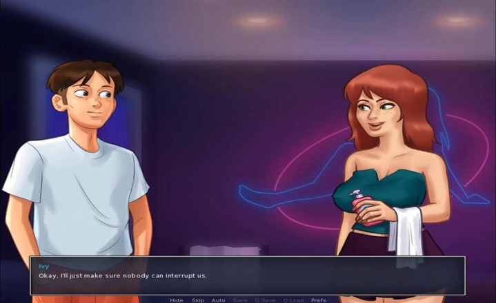 Hentai World: Summertime saga - pijpbeurtservice Ivy eet mijn pik door sperma te...