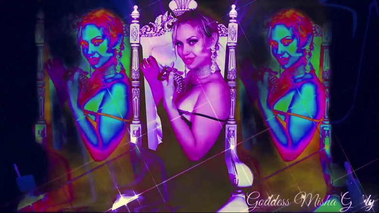 Goddess Misha Goldy: Betoverende asmr! Ik zal je vandaag in kuisheid opsluiten! Serveer...