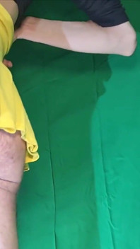 Yellow Skirt, No Panties