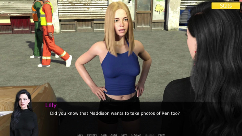 3D Cartoon Porn: Erotica 10 - อาบน้ําตกเปลือยโป๊เปลือยของ Lilly กับ Ren และ Riley
