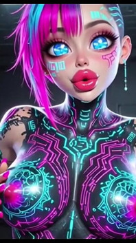 Cute Sexy Talk and Boobs, Ai Animation
