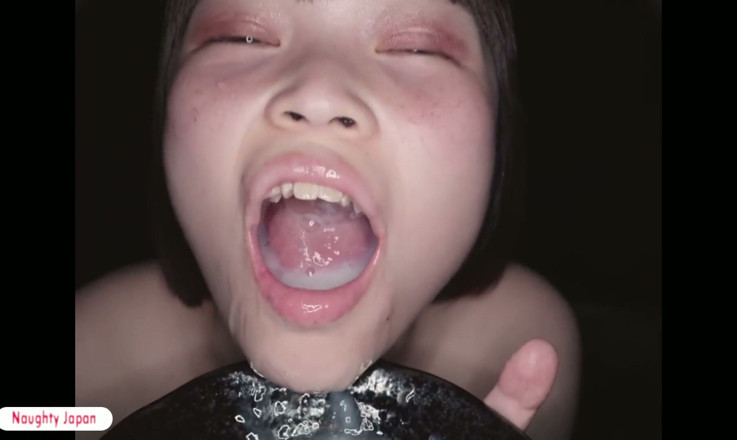 Sky Angel: Her Mouth and Throat Filled with Thick Yellowish Cum - Every...