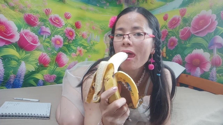 sweethanajapanese: ดูดกล้วยวิดีโอพิเศษทําให้คุณเปิด