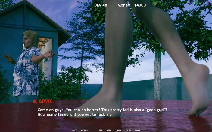 Porny Games: Lisa Total Investigation! by Dragofinder Studio - Group Sex at the...