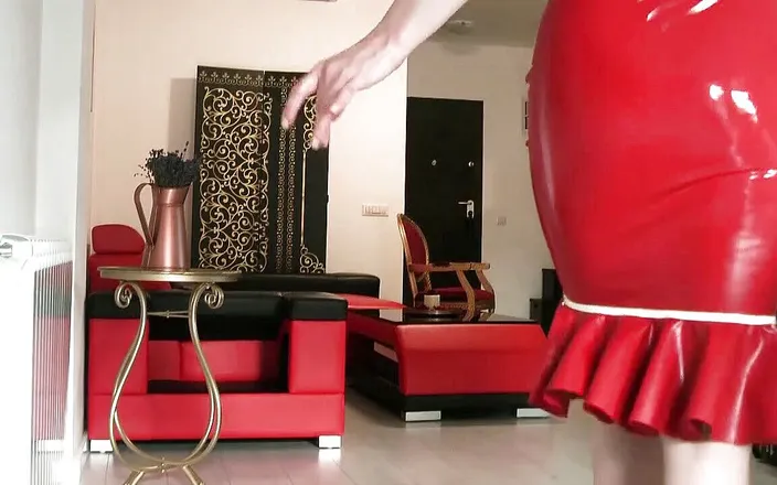 Goddess Celine: Denied by little red dress