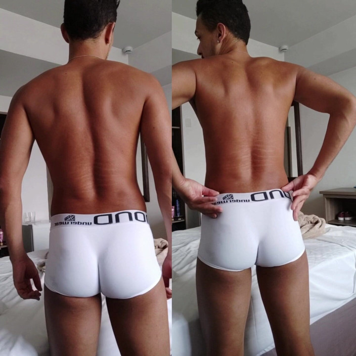 SEX GAY AMATEUR: Ti sono piaciute le mie mutandine bianche?