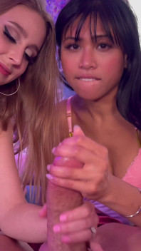 Two Teens Caught Hooking up Get Out of It by Having a Threesome