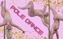 Michellexm: Sensual milf nua, pole dance, força inclegível