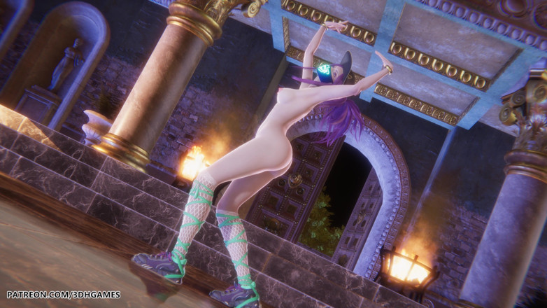 3D-Hentai Games: Mmd Meovv - Manos arriba Akali sexy liga de leyendas de...
