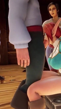 L'elfo rosso viene sbattuto davanti ai pirati - Parodia porno di warcraft