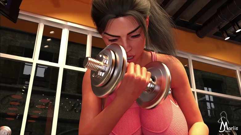 IAsura Gaming: Exhale Inhale Exhale Dumbbell Weighing Training to Mrs. Moore