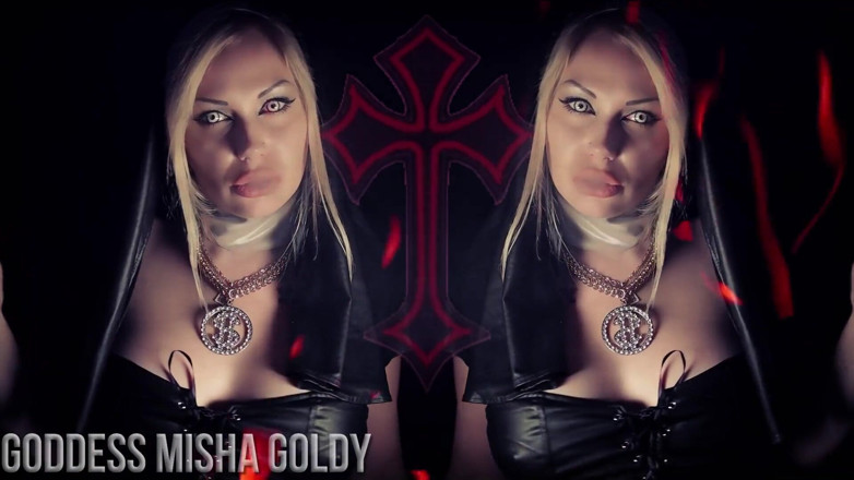 Goddess Misha Goldy: Kau akan berada di neraka jika aku alasanmu untuk coli