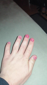 My Nails on My 18 Birthday