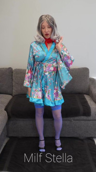 Betty in a Robe & Scarf