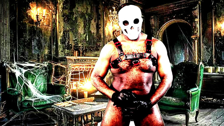 Blkbamaboi73: Gooning v strašivém zámečku - obrovský penis beefy jock připraven ke...