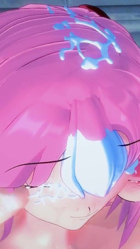 Nana, de Mega Man X Dive, recebe um bukkake para celebrar sua estréia playable