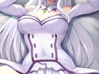 Velvixian: Rezero Emilia Creampie