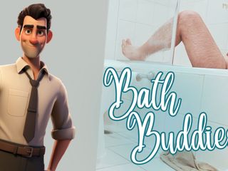 Manly foot: Step Gay Dad - Bath Buddies - Hot House with Sexual Tension...