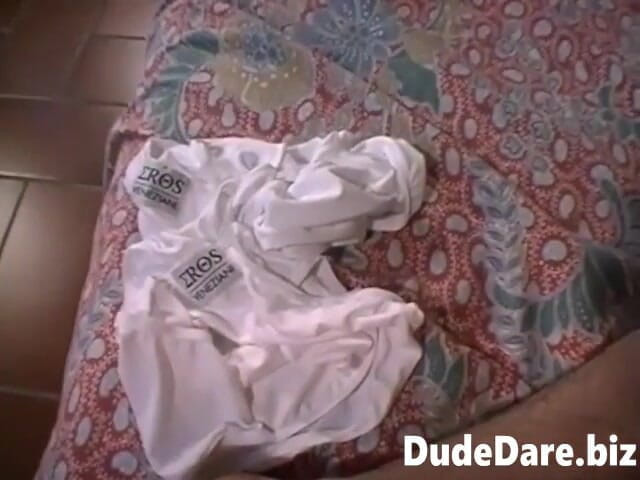 DudeDare: Brunette twink goes on his knees to throat a monstrous...