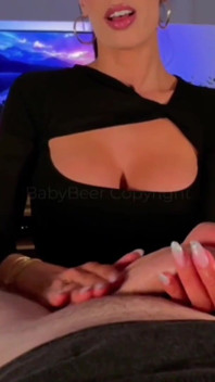 Em Primeiro Plano - Sensual Punheta - Eu Acarizo Seu Pau até Você Explodir Com Enorme Gozada