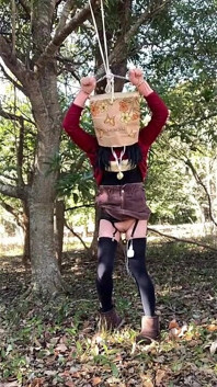Master's Training Session No. 101: Outdoor Blindfolded Vibrator Training