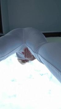 スイス熟女ウェットジーンズ