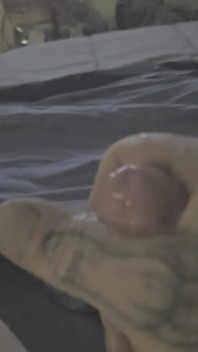 Buzz Blast Precum, Then Dumps Big Thick Load of Cum!