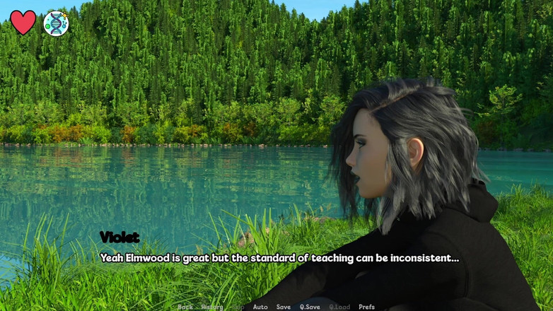 AVNTeller: Universitatea Elmwood # 23 - întâlnire romantică cu o fată gotică sexy țâțoasă