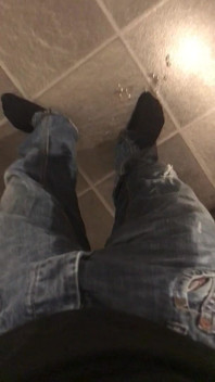 Ich mache meine jeans nass!