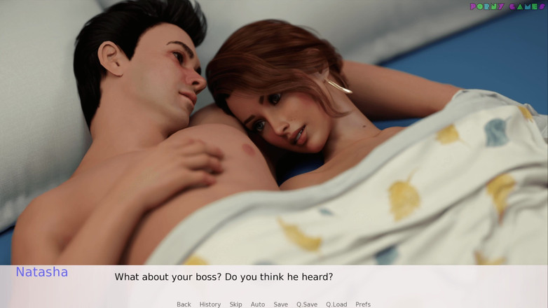 Porny Games: Natasha Naughty Wife por Archimedescompany - Fodendo marido enquanto Roomate se...