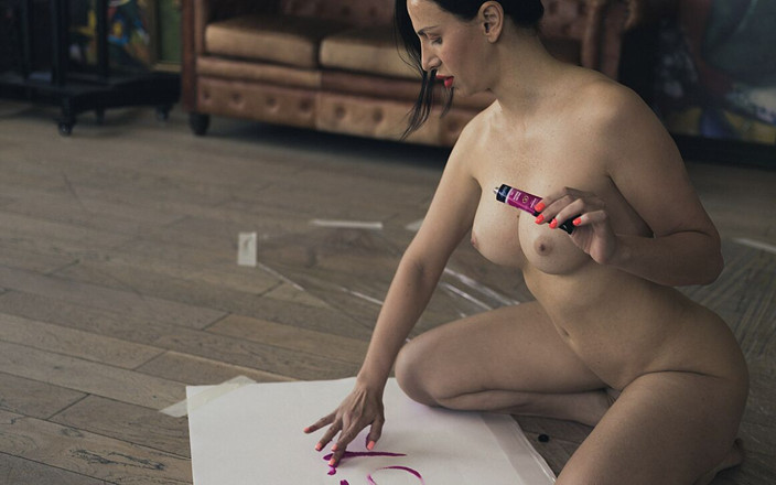 SANKTOR: Sanktor - Busty MILF Art Nude Body Paint in Galery