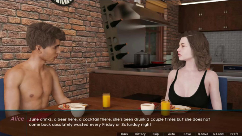 Visual Novels: Літній запах, частина 5 (маршрут зведеної сестри)
